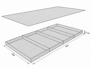 Габион ГСИ-М-4,0х2,0х0,17-С60-2,4-Ц